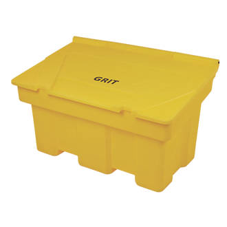 Image of Budget Stackable Grit Bin Yellow 200Ltr 