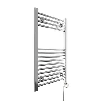 Image of Terma Leo Electric Towel Rail with Fixed Element 800mm x 500mm Chrome 409BTU 