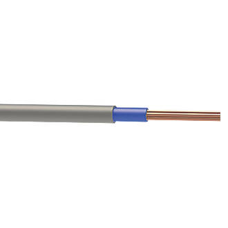 Image of Prysmian 6181Y Grey 1-Core 16mmÂ² Meter Tails Cable 5m Coil 