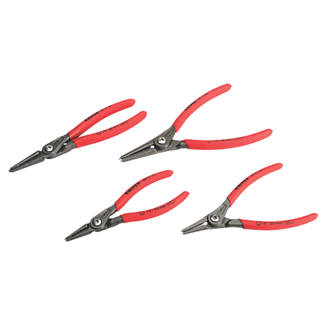Image of Knipex Precision Circlip Pliers in Tool Roll 4 Pieces 