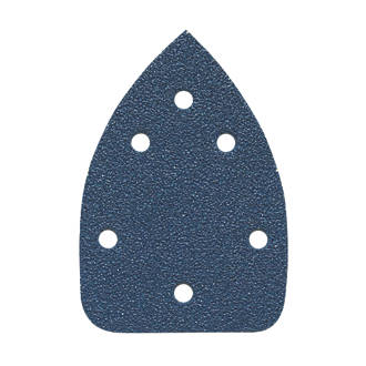 Image of Norton Expert Corner Sanding Triangles Punched 136 x 95mm 40 Grit 5 Pack 