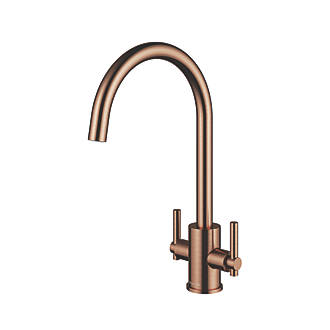 Image of Clearwater Rococo Monobloc Mixer Tap Brushed Copper PVD 