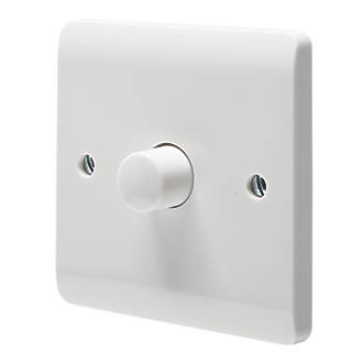 Image of Crabtree Instinct 1-Gang 2-Way LED Dimmer Switch White 