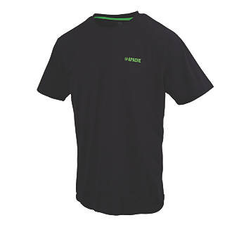 Image of Apache Delta L Short Sleeve T-Shirt Black Large 45" Chest 
