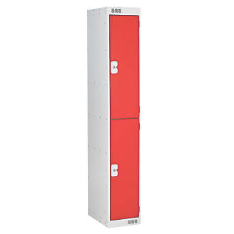 Image of M12512GURD00 Security Locker 2-Door Red 