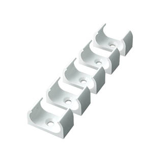 Image of Tower Oval 20mm Conduit Clips 5 Pack 
