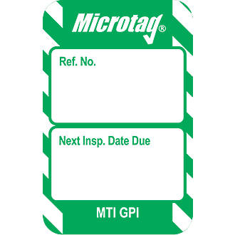 Image of Scafftag "Next Inspection Due Date" Microtag Inserts 20 Pack 