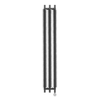 Image of Terma Ribbon VE Wall-Mounted Oil-Filled Radiator Grey / Silver 600W 290mm x 1800mm 