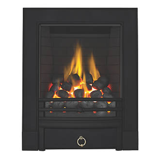 Image of Focal Point Soho Black Rotary Control Inset Gas Full Depth Fire 