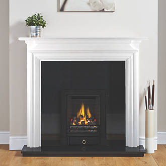 Image of Focal Point Soho Black Slide Control Inset Gas Full Depth Fire 485mm x 180mm x 596mm 