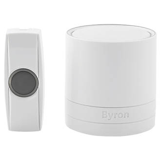 Image of Byron Plug-In Wireless Door Chime Kit White 