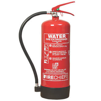 Image of Firechief XTR Water Fire Extinguisher 6Ltr 20 Pack 