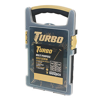 Image of Turbo TX TX Double-Countersunk Multi-Purpose Screw Grab Pack 1000 Pieces 