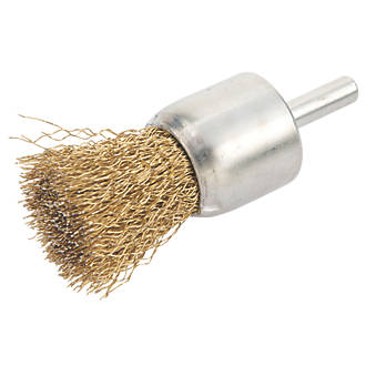 Image of Straight Shank Crimped Wire Pencil Brush 25mm 