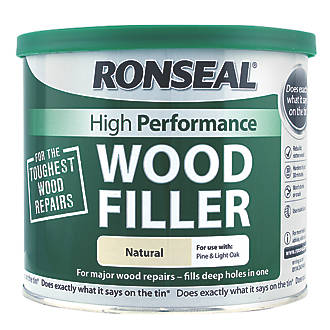Image of Ronseal High Performance Wood Filler Natural 550g 