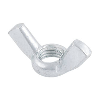 Image of Easyfix Zinc-Plated Steel Wing Nuts M10 10 Pack 