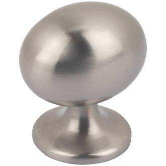 Image of Smith & Locke Cabinet Knobs Satin Nickel 30mm 2 Pack 