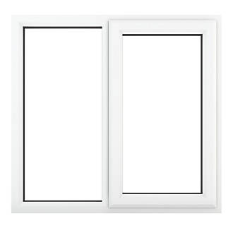 Image of Crystal Right-Hand Opening Clear Double-Glazed Casement White uPVC Window 1190mm x 965mm 