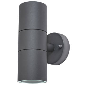 Image of Luceco LEXDSSUDG-01 Outdoor Decorative External Wall Light Slate Grey 