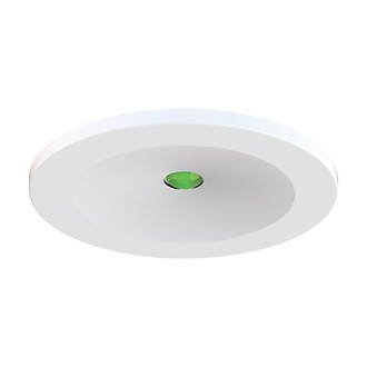 Image of 4lite Tilt Cylindrical Recessed Non-Maintained Emergency LED Emergency Downlight White 2W 110lm 50mm 