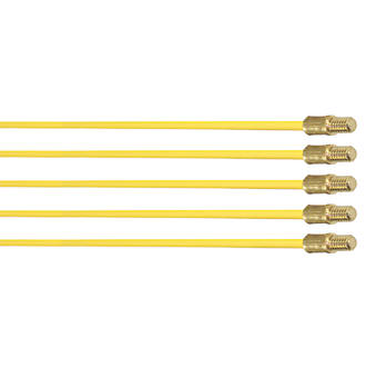 Image of Super Rod CR-YX5 4mm Flexible Yellow Cable Rods 5m 5 Pieces 