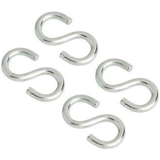 Image of Diall S-Hooks Zinc-Plated 35 x 4mm 4 Pack 