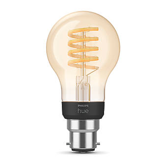 Image of Philips Hue BC A60 LED Smart Light Bulb 7W 550lm 