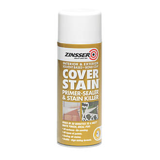Image of Zinsser Cover Stain Spray White 400ml 