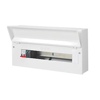 Image of MK Sentry 21-Module 21-Way Part-Populated High Integrity SPD Enclosure Kit Consumer Unit with SPD 