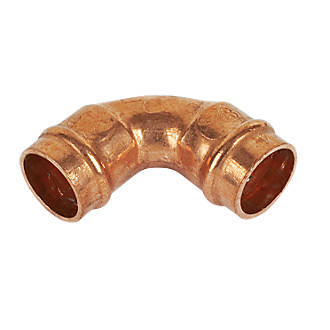Image of Yorkshire Copper Solder Ring Equal 90Â° Elbow 10mm 