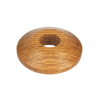 Image of Unika Real Wood Pipe Collars Oak 2 Pack 