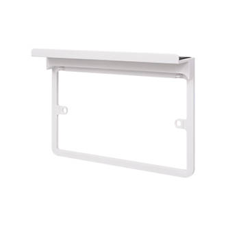 Image of Schneider Electric Lisse 2-Gang Frame Surround Shelf White 