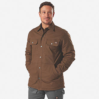 Image of Dickies Flex Duck Shirt Jacket Timber Medium 38-40" Chest 