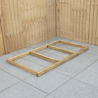 Image of Forest 6' x 3' Timber Shed Base 