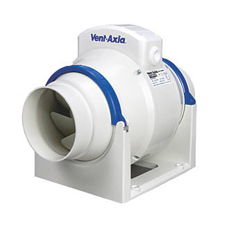 Image of Vent-Axia ACM100T 21W In-Line Bathroom Extractor Fan 