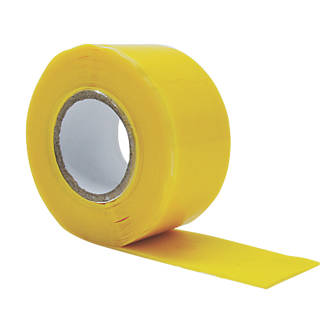 Image of Teslaflex Yellow Self-Amalgamating Tape 25mm x 3m 