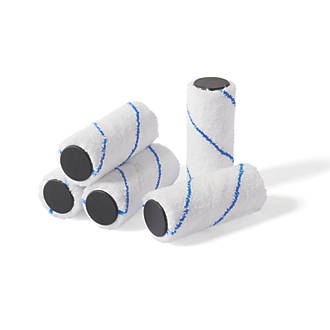 Image of Harris Trade Gloss Jumbo Mini Roller Sleeves Multipurpose 4" x 34mm 5 Pack 