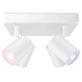 Image of WiZ Imageo RGB & White LED Wifi-Connected 4 Adjustable Spotlights White 20W 1380lm 
