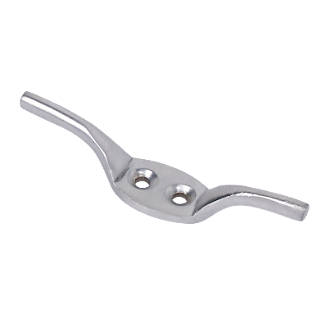Image of Cleat Hooks Satin Chrome 75mm 10 Pack 