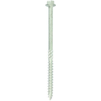 Image of Timco In-Dex 10100INH Flanged Hex Index Timber Screws Silver Ruspert 10 x 100mm 10 Pack 