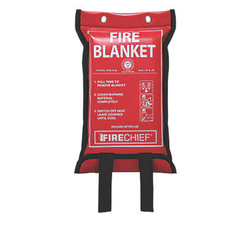 Image of Firechief Fire Blankets with Soft Case 1.1m x 1.1m 25 Pack 