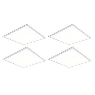 Image of 4lite Square 600mm x 600mm LED CCT Panel 30W 3600lm 4 Pack 