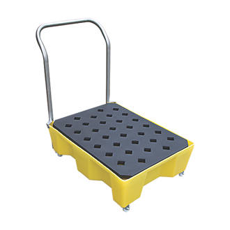 Image of ST66WH 66Ltr Spill Tray on Wheels 609mm x 933mm x 983mm 
