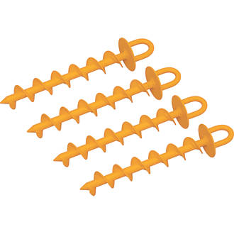 Image of Roughneck Ground Anchor 345mm 4 Pack 