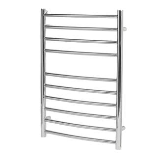 Image of Reina EOS Curved Ladder Towel Radiator 430 x 500mm Stainless Steel 