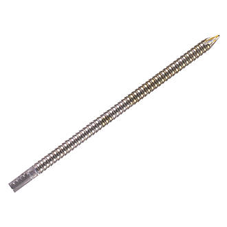 Image of Milwaukee Bright 34Â° D-Head Ring Shank Collated Nails 2.8mm x 50mm 2200 Pack 