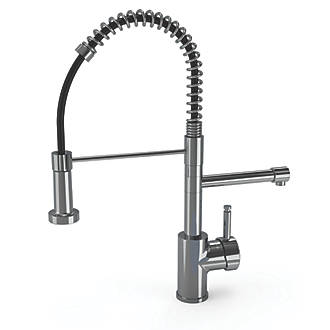 Image of ETAL Multi-Use 3-in-1 Hot Water Kitchen Tap with Handset Polished Chrome 