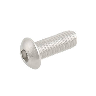 Image of Easyfix Button Head Socket Screws A2 Stainless Steel M8 x 20mm 50 Pack 