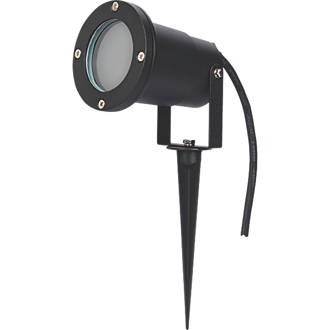 Image of Luceco Outdoor GU10 LED Spike Light Black 
