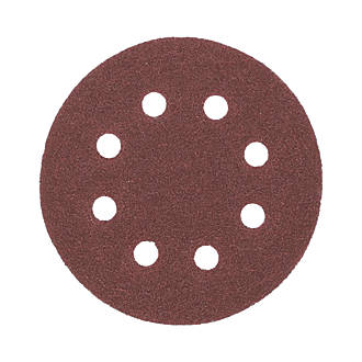 Image of Flexovit A203F Sanding Discs Punched 150mm Assorted Grit 6 Pack 